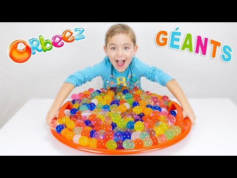 CRASH TEST ORBEEZ GÉANTS Giant Orbeez Water Balz Jumbo Polymer