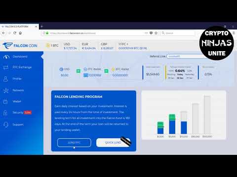 INSTANT 13X ROI!  $2523 PROFIT FALCON COIN ICO LENDING!!! Falcon Withdrawal Success! Review, Update