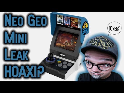SNK Neo Geo Mini Reveal Leak A Hoax?! Several Problems I Notice!