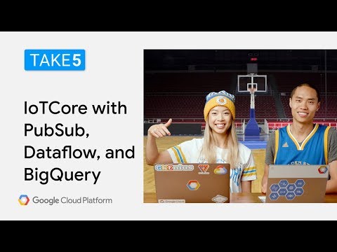 IoT Core with PubSub, Dataflow, and BigQuery – Take5