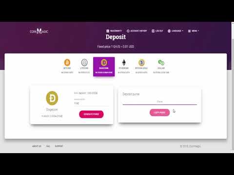 Coinmagic: Deposit Dogecoin to Buy Mining Speed – Invest Get Profit 2-4% per day