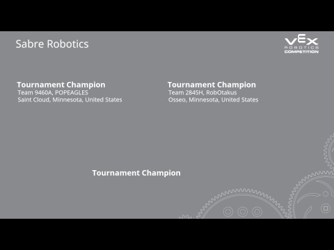 Sabre Robotics VRC Tournament