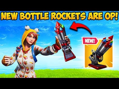 *NEW* BOTTLE ROCKETS ARE OP! – Fortnite Funny Fails and WTF Moments! #461