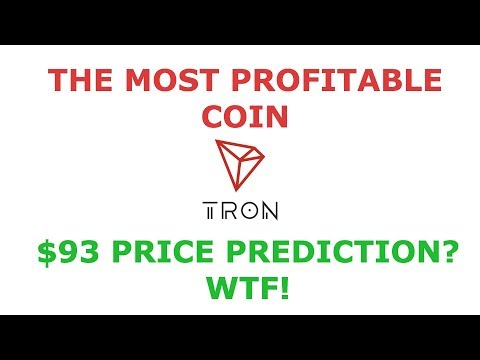 TRON THE MOST PROFITABLE COIN! $93 PRICE PREDICTION?! WE NEED THE BULL BACK! LET'S GO!!!