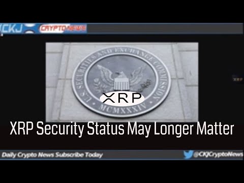 XRP Security Status May No Longer Be A Big Deal. SEC Makes Major Decision About ICOs