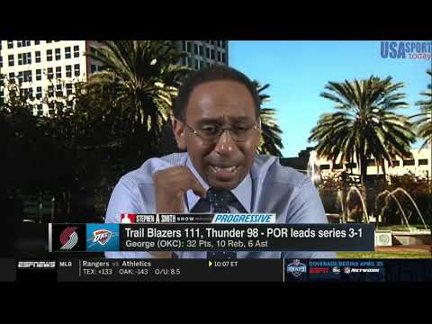 Stephen A. Smith break down Rockets vs Warriors on verge of meeting in 2nd Round