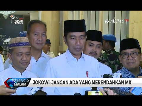 Terkait Pernyataan Bambang Widjojanto, Jokowi: Jangan Ada yang Merendahkan MK