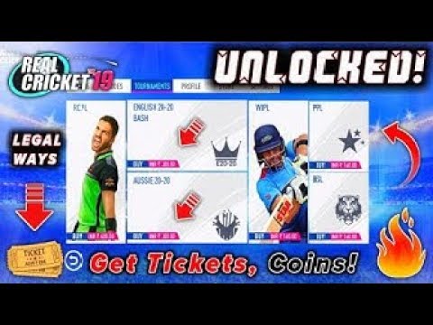 win tickets in real cricket 18