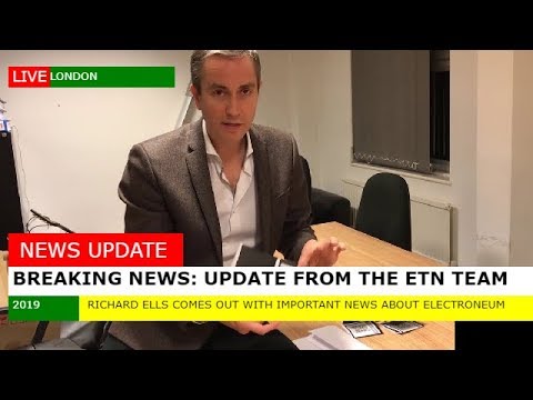BREAKING NEWS: NEW UPDATE FROM THE ELECTRONEUM TEAM!