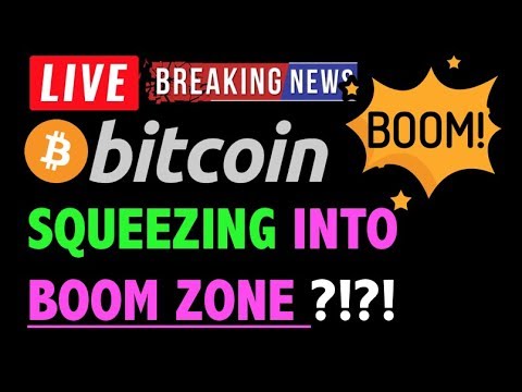 Bitcoin PRICE SQUEEZING INTO BOOM ZONE?! ?- LIVE Crypto Trading Analysis & BTC Cryptocurrency News