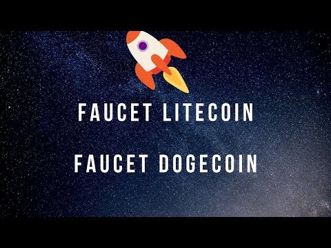 Faucet Litecoin (2390 litoshis minuto) Faucet Dogecoin (0,6786 dogetoshis  minuto)
