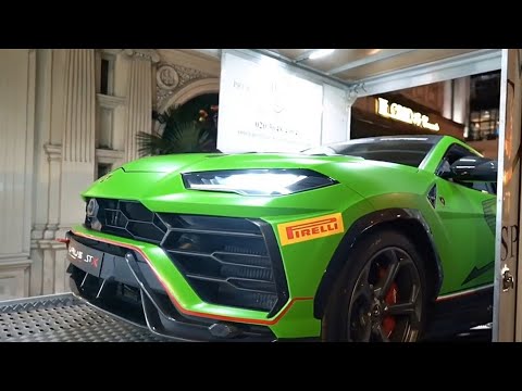First Lamborghini Urus STX Delivery To London Dealer Party
