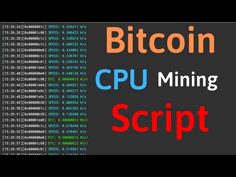 bitcoin miner script