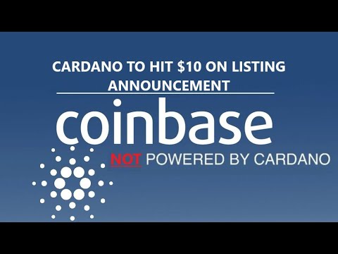 Coinbase SILENT on CARDANO LISTING – ADA to HIT $10 When Support is Announced