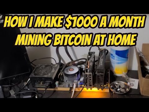 how to make $1000 a month mining crypto