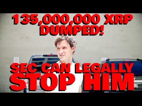 XRP Creator DUMPS 135 MILLION XRP, Attorney Says SEC CAN ...