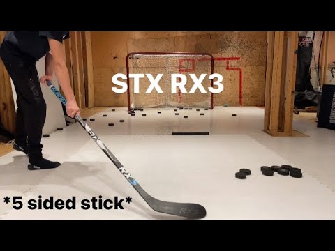 STX RX3 shots! *first ever 5 sided hockey stick* {} Hockey Hustler