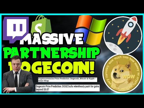 NEW DOGECOIN JUST GOT MASSIVE Partnerships! (BULL RUN START) – Elon Musk, Twitch, Shopify & More!