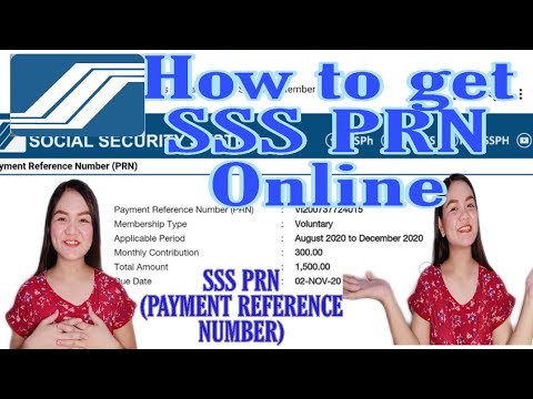 How to get SSS PRN Online 2020 | How to get PRN in SSS Online 2020 | sss payment reference number