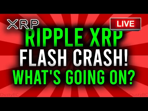 LIVE RIPPLE XRP FLASH CRASH!!! WHAT'S GOING ON WITH CRYPTO ...