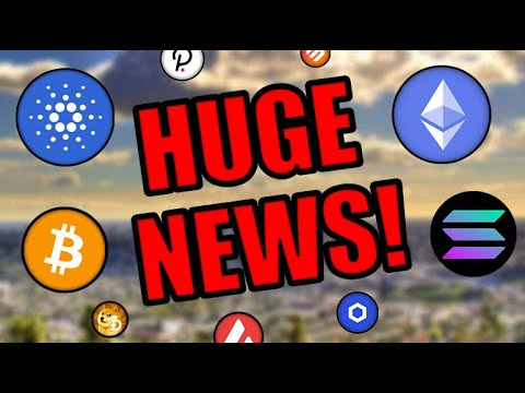 HUGE NEWS! CRYPTOCURRENCY SET TO EXPLODE!! CARDANO, BITCOIN, ETHEREUM INVESTORS BE READY!
