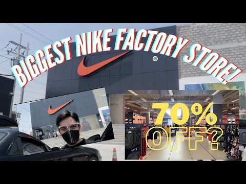 VISITING THE BIGGEST NIKE FACTORY STORE IN THE PHILIPPINES!! | NICKO ...