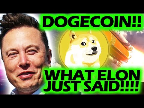 WHAT ELON JUST SAID ABOUT DOGECOIN!!!!! #ELONMUSK #DOGECOIN #BWORD