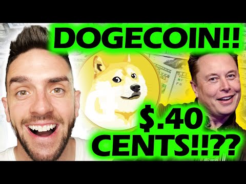 DOGECOIN 40 CENTS COMING SOON!!!!!!!!! #DOGECOIN #DOGE #ELONMUSK