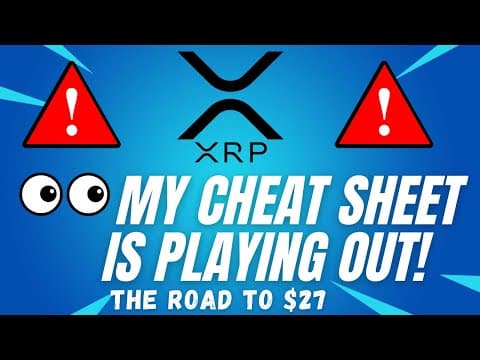 MY XRP CHEAT SHEET IS PLAYING OUT – RIPPLE XRP PRICE PREDICTION! – RIPPLE XRP 2021 – RIPPLE ANALYSIS